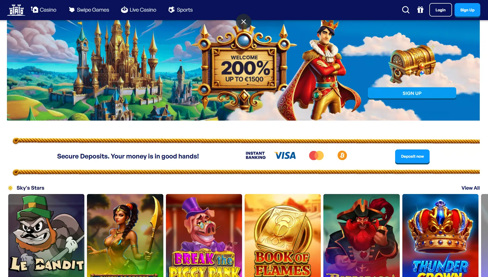 SkyHills Casino UK Where Every Spin Reaches New Heights image 1